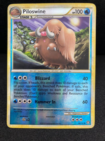 Pokemon Piloswine 48/102 Triumphant Reverse Holo MP-LP