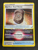 Pokemon Earthen Seal Stone 154/195 Silver Tempest Holo NM