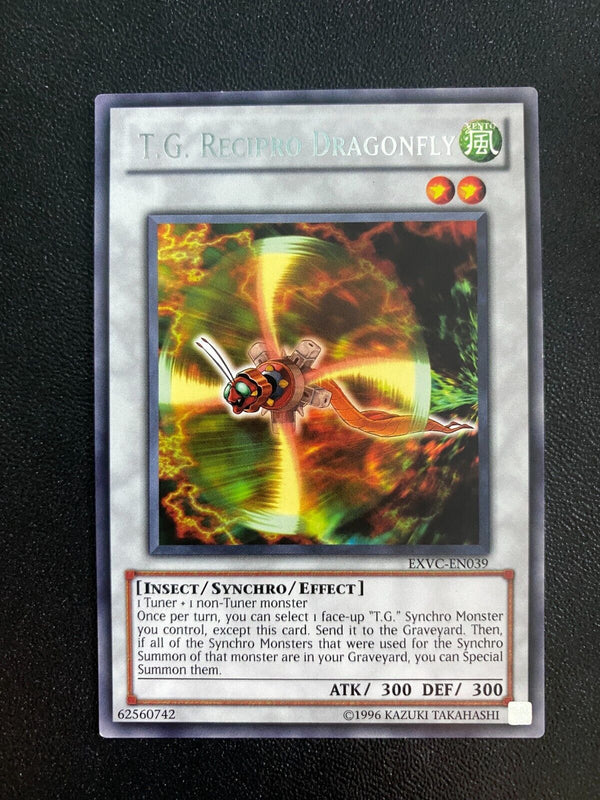 Yugioh T.G. Recipro Dragonfly EXVC-EN039 Rare Unlimited Edition VLP/NM