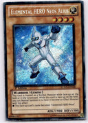 Yugioh Elemental HERO Neos Alius LCGX-EN028 Secret Rare 1st Edition MP