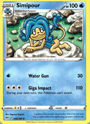 Pokemon Simipour 042/189 Darkness Ablaze Non Holo NM