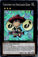 Yugioh Temtempo the Percussion Djinn YS12-EN041 Super Ra NM FOIL SHIFT MISPRINT