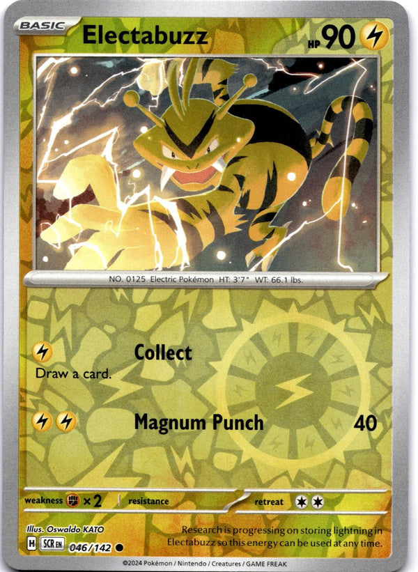 Pokemon Electabuzz 046/142 Stellar Crown Reverse Holo NM