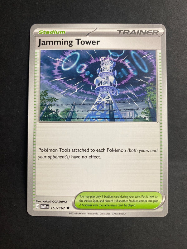 Pokemon Jamming Tower 153/167 Twilight Masquerade Non Holo NM