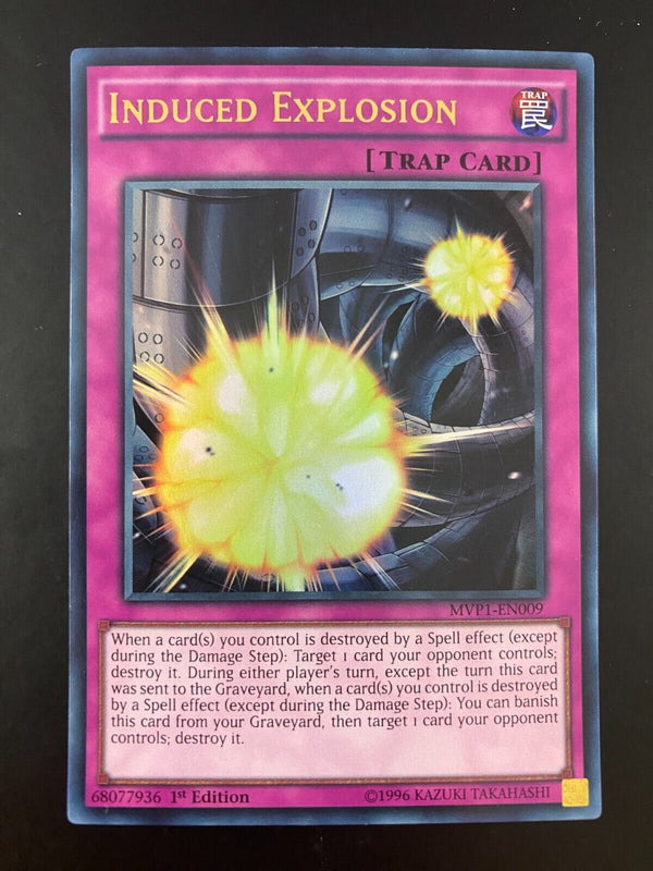 Yugioh Induced Explosion MVP1-EN009 1st Edition NM