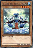 Yugioh Escher the Frost Vassal CORE-EN091 Rare 1st Edition HP (INDENTS)