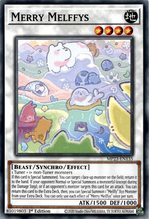 Yugioh Merry Melffys MP23-EN135 Common 1st Edition NM