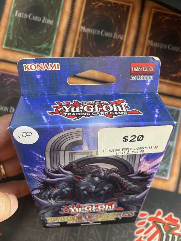 Yugioh Emperor of Darkness Structure Deck 1st Edition Factory Sealed TUGIOH Yugioh Emperor of Darkness Structure Deck 1st Edition Factory Sealed TUGIOH