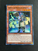 Yugioh Crowley, the Magistus of Grimoires GEIM-EN001 Super Rare 1st Edition LP