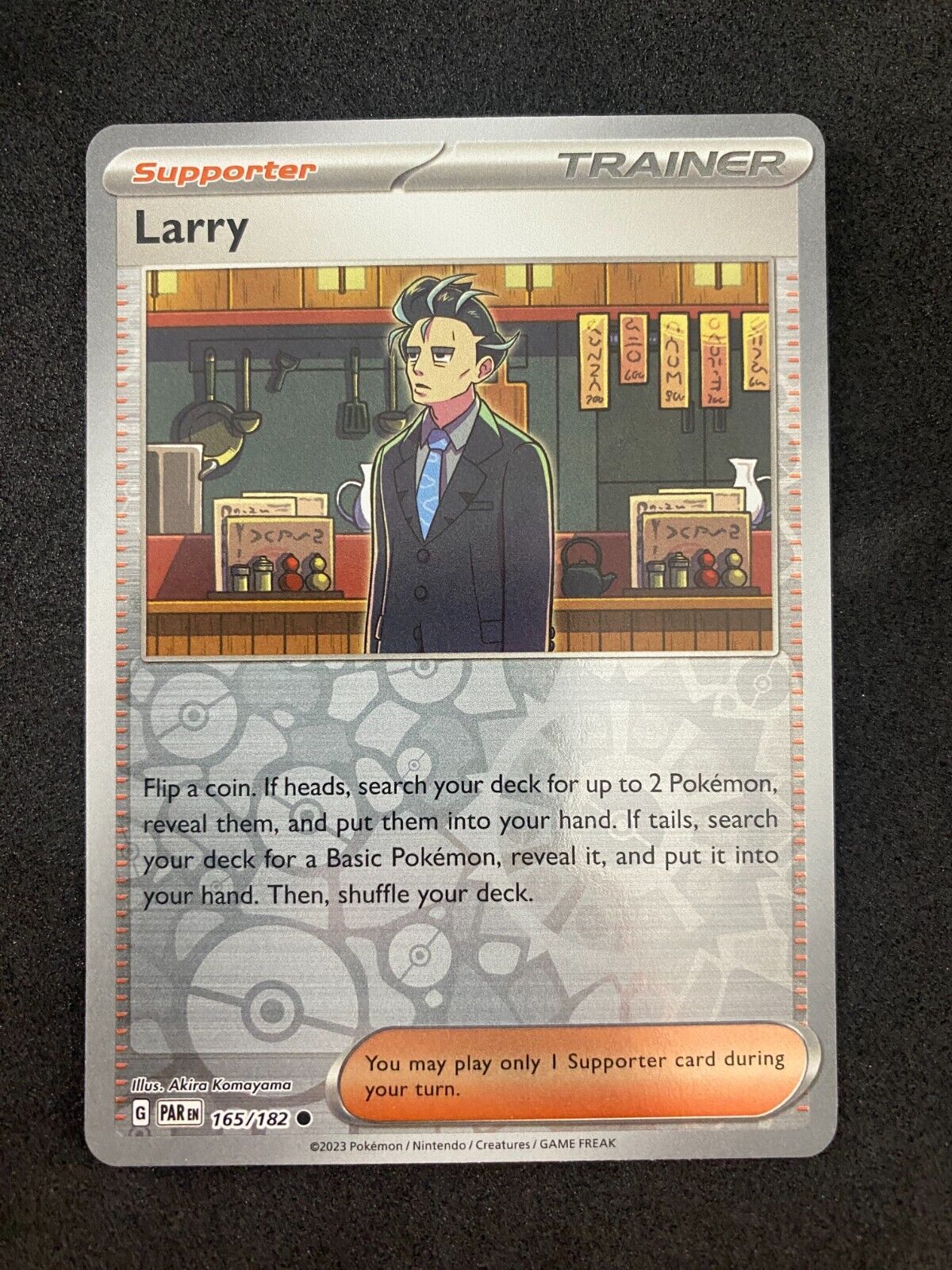 Pokemon Larry 165/182 Paradox Rift Reverse Holo NM