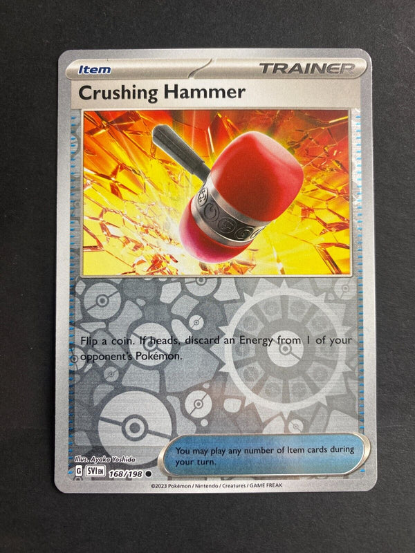 Pokemon Crushing Hammer 168/198 Scarlet Violet Base Reverse Holo NM