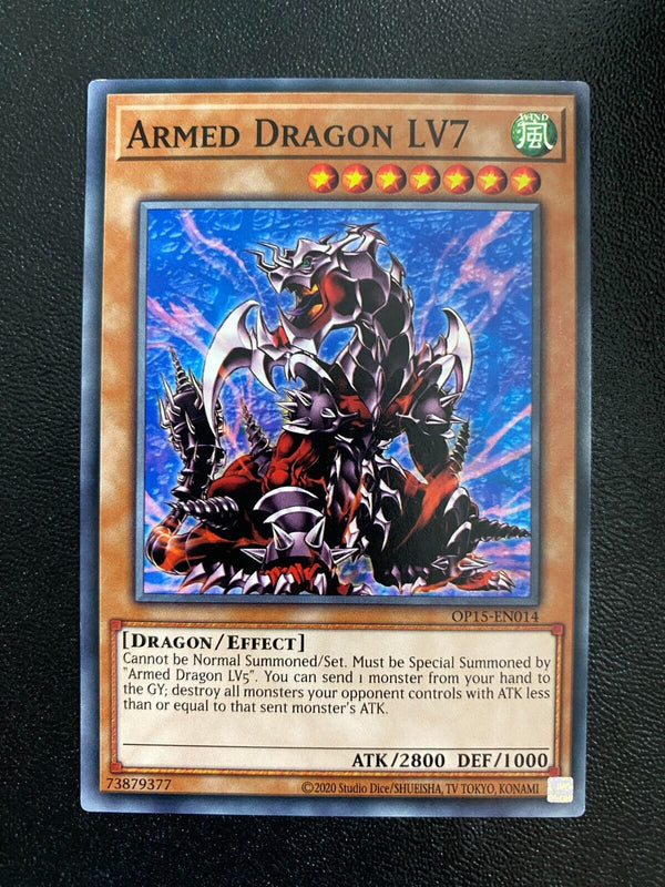 Yugioh Armed Dragon LV7 OP15-EN014 Common Unlimited Edition NM