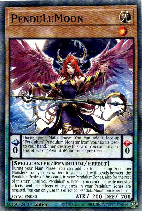 Yugioh PenduLuMoon CYAC-EN030 Common 1st Edition VLP/NM