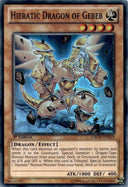 Yugioh Hieratic Dragon of Gebeb GAOV-EN019 Super Rare 1st Edition LP