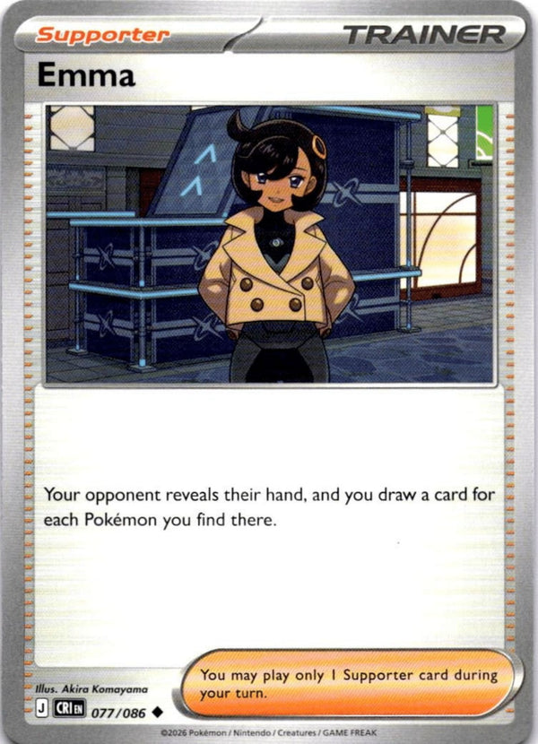 Pokemon Emma 077/086 Chaos Rising Non Holo NM