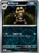 Pokemon Krokorok 058/086 Black Bolt Reverse Holo NM