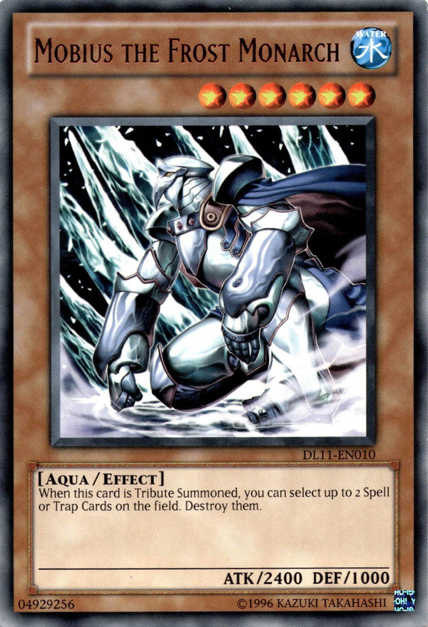 Yugioh Mobius the Frost Monarch DL11-EN010 Rare (Red) Unlimited Edition LP