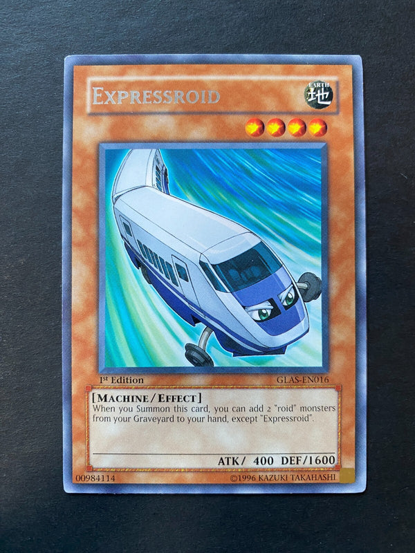 Yugioh Expressroid GLAS-EN016 Rare 1st Edition MP/LP