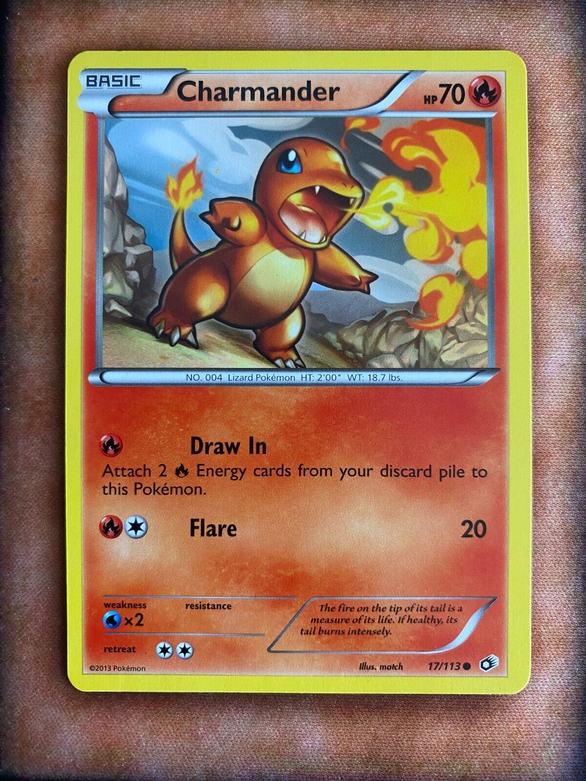 Pokemon Charmander 17/113 Radiant Collection Non Holo VLP/NM