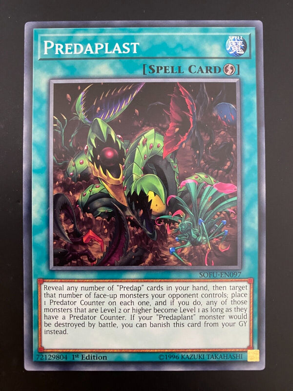 Yugioh Predaplast SOFU-EN097 Common1st Edition NM