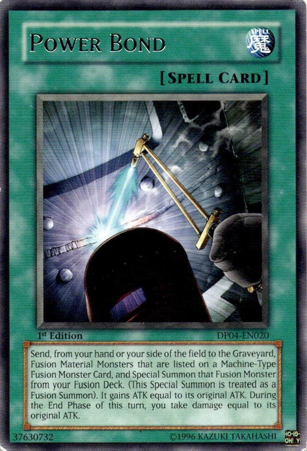 Yugioh Power Bond DP04-EN020 Rare 1st Edition MP