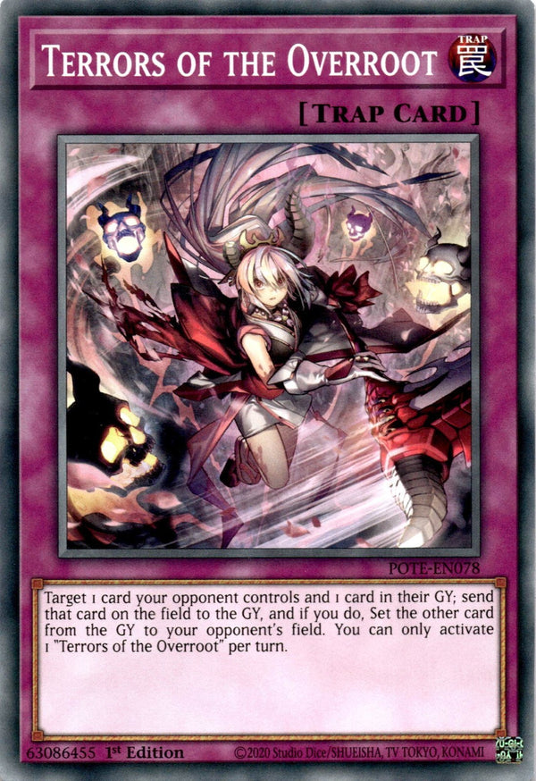 Yugioh Terrors of the Overroot POTE-EN078 Common 1st Edition NM