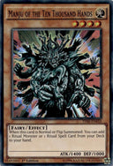 Yugioh Manju of the Ten Thousand Hands THSF-EN033 Super Rare 1st Edition HP