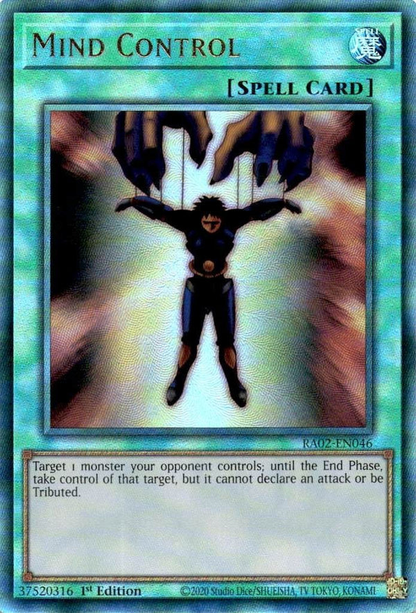 Yugioh Mind Control RA02-EN046 Ultimate Rare 1st Edition NM