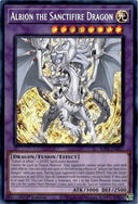 Yugioh Albion the Sanctifire Dragon RA05-EN037 NA Print Secret Rare 1st Ed NM