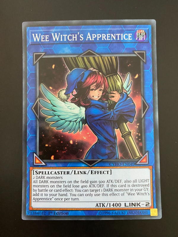 Yugioh Wee Witch's Apprentice CYHO-EN049 Super Rare 1st Edition LP