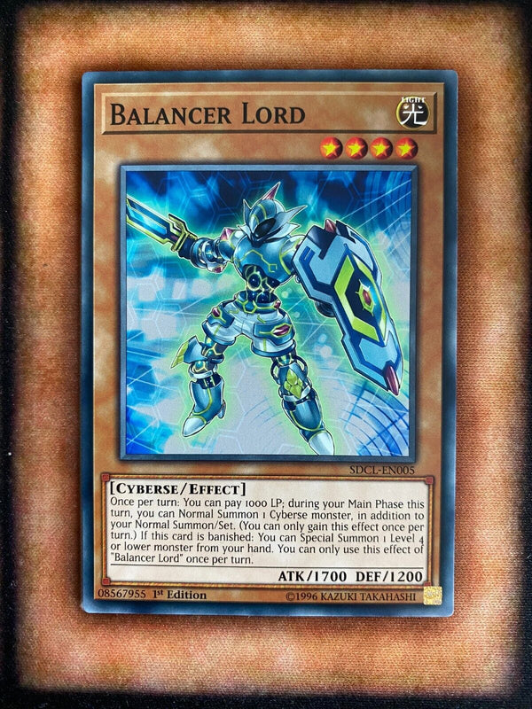 Yugioh Balancer Lord SDCL-EN005 Common 1st Edition NM/MINT