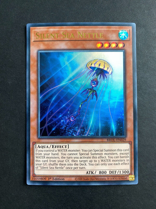 Yugioh Silent Sea Nettle BROL-EN029 Ultra Rare 1st Edition NM