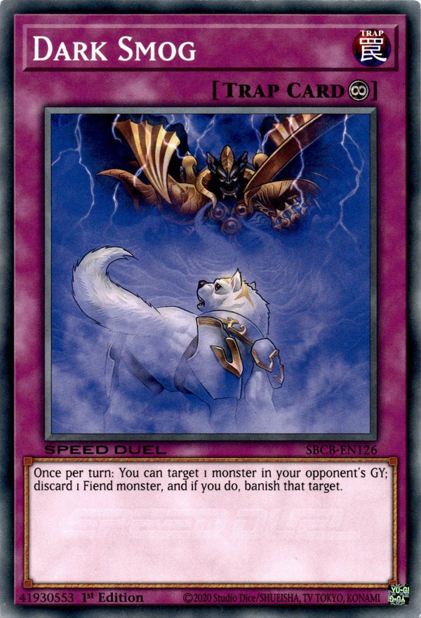 Yugioh Dark Smog SBCB-EN126 Speed Duel Common 1st Edition VLP/NM