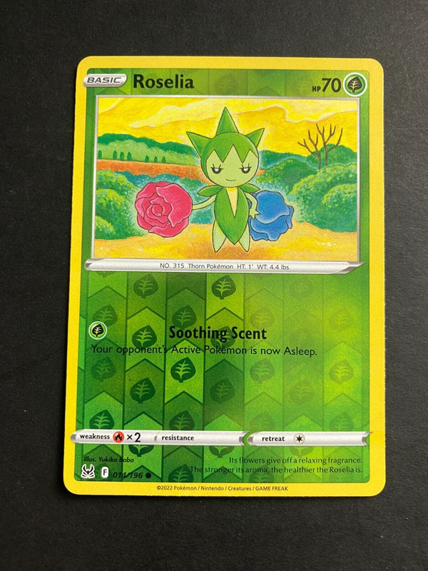 Pokemon Roselia 014/196 Lost Origin Reverse Holo NM