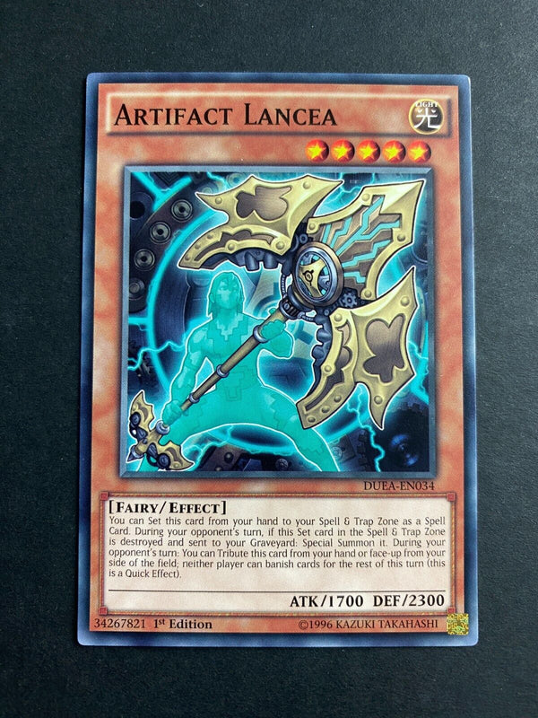 Yugioh Artifact Lancea DUEA-EN034 Common 1st Edition VLP/NM