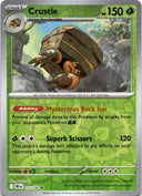 Pokemon Crustle 012/182 Destined Rivals Reverse Holo NM