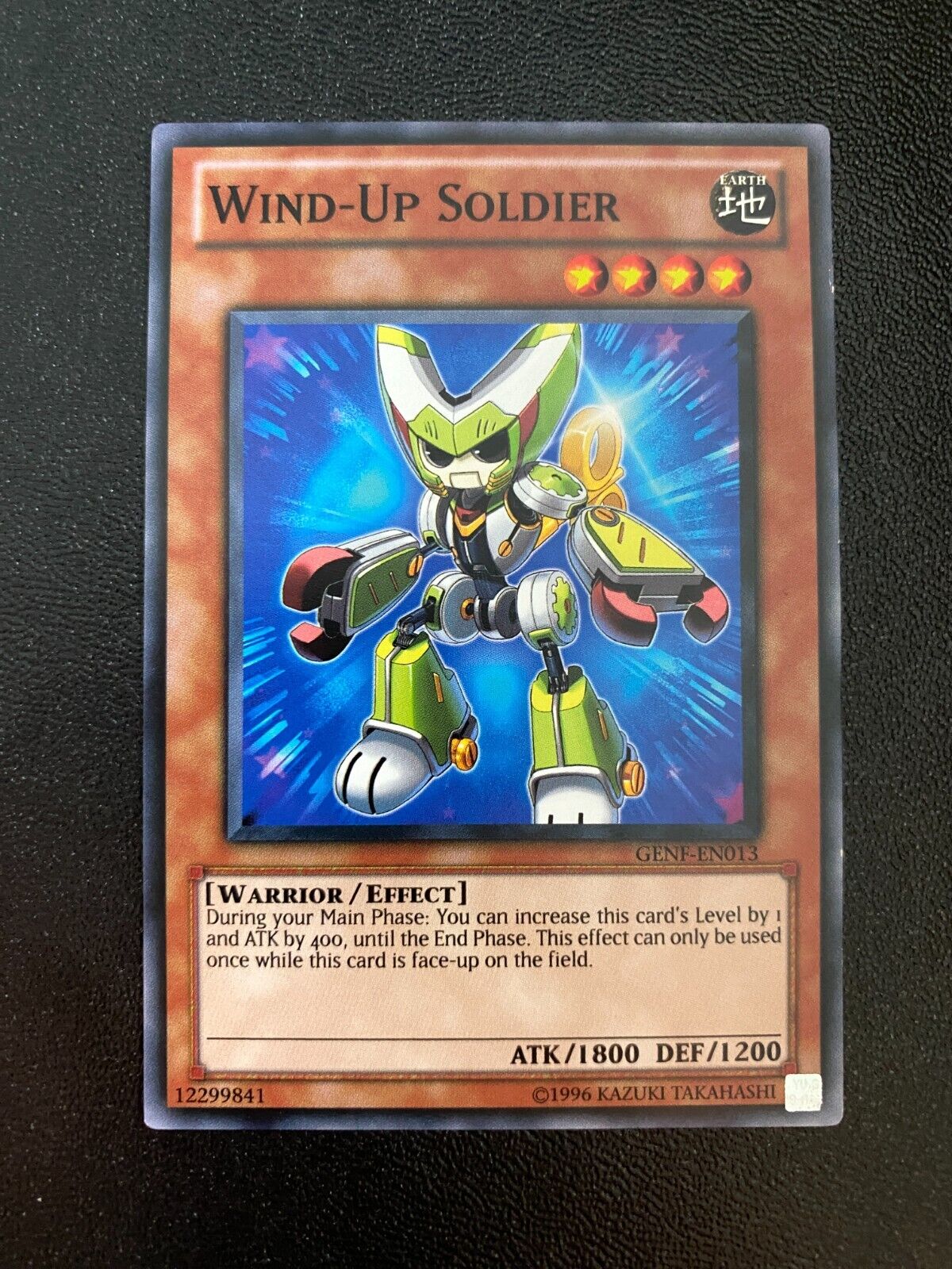 Yugioh Wind-Up Soldier GENF-EN013 Common Unlimited Edition LP