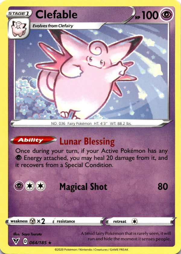 Pokemon Clefable 064/185 Vivid Voltage Non Holo NM