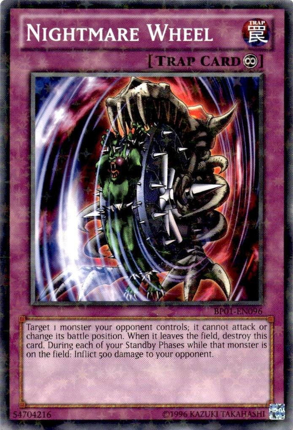 Yugioh Nightmare Wheel BP01-EN096 Starfoil Rare Unlimited Edition NM