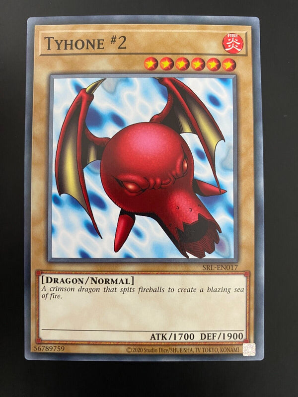 Yugioh Tyhone #2 SRL-EN017 Common Unlimited Edition NM/MINT