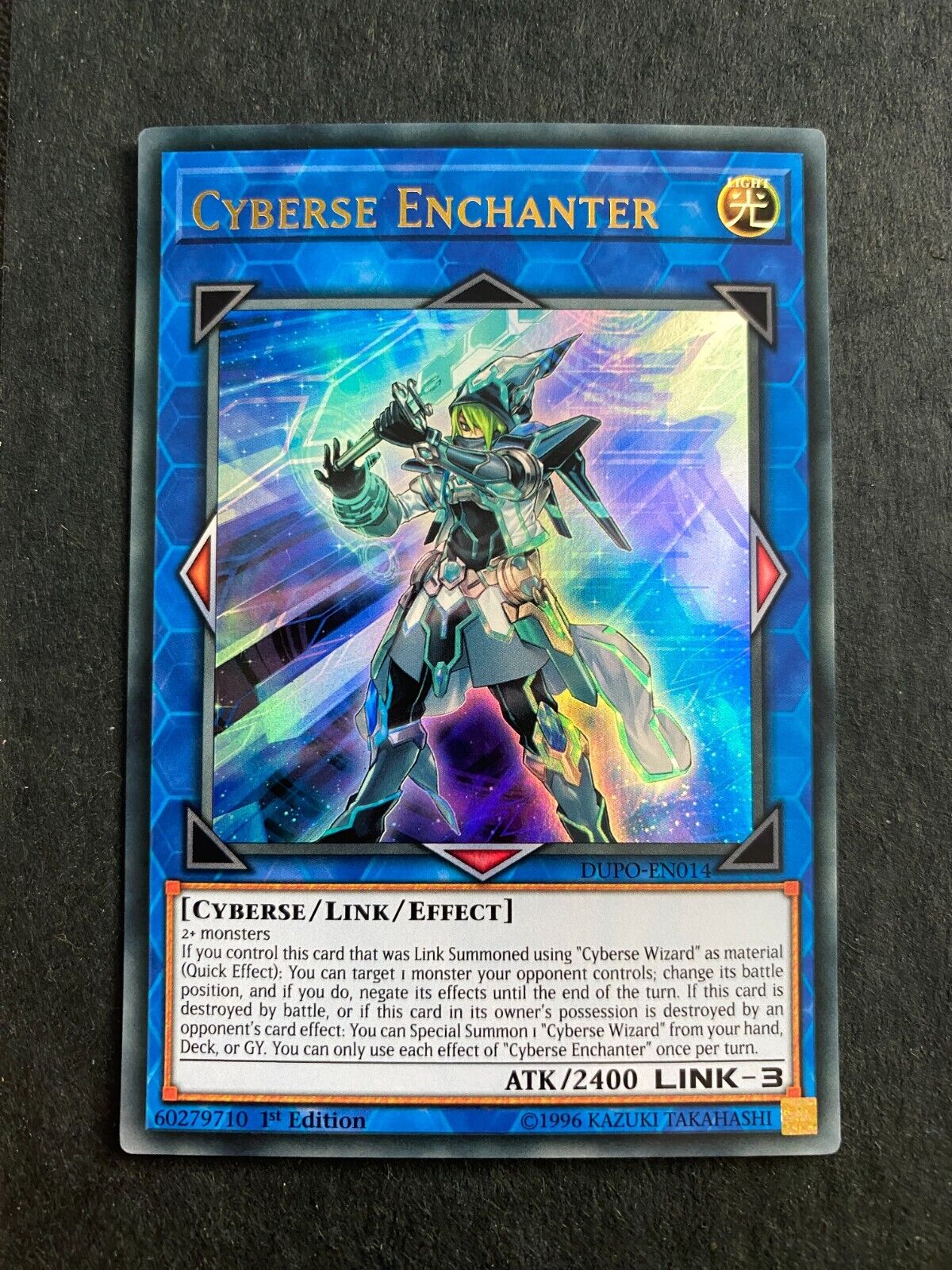 Yugioh Cyberse Enchanter DUPO-EN014 Ultra Rare 1st Edition LP