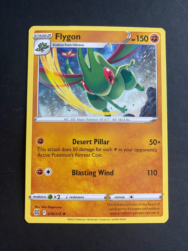 Pokemon Flygon 076/172 Brilliant Stars Rare Non Holo NM