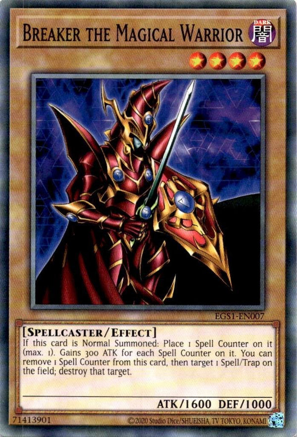 Yugioh Breaker the Magical Warrior EGS1-EN007 Common Unlimited Edition NM