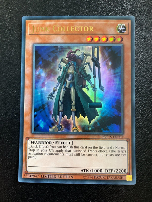 Yugioh Junk Collector CT15-EN007 Ultra Rare Limited Edition VLP/NM