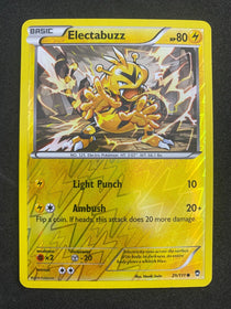 Pokemon Electabuzz 29/111 Furious Fists Reverse Holo LP-VLP