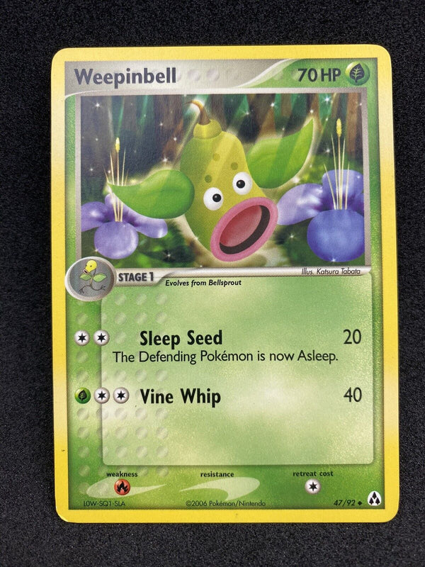Pokemon Weepinbell 47/92 Uncommon Ex Legend Maker NM