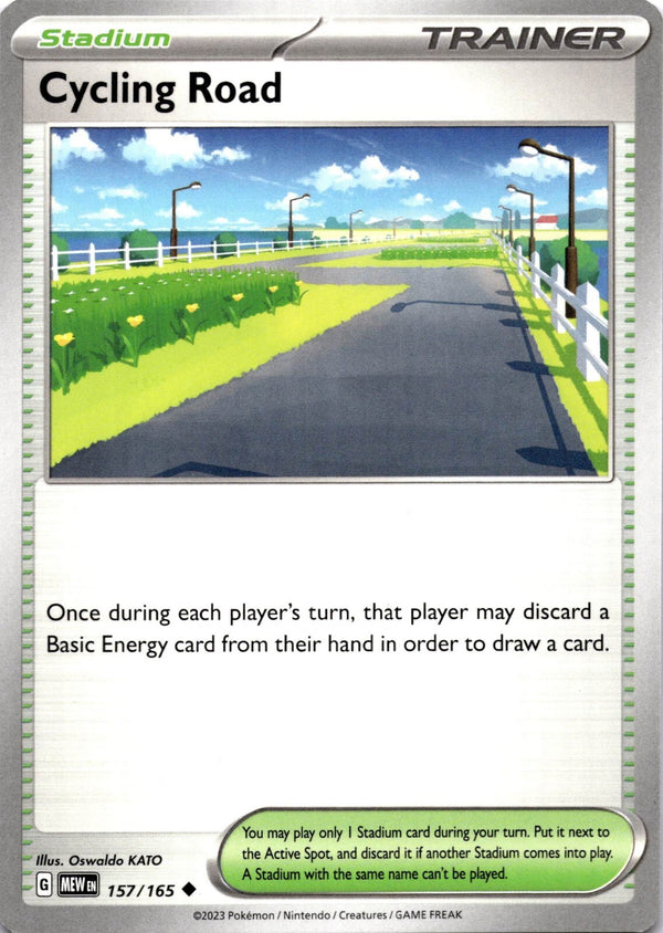 Pokemon Cycling Road 157/165 Pokemon 151 Non Holo NM