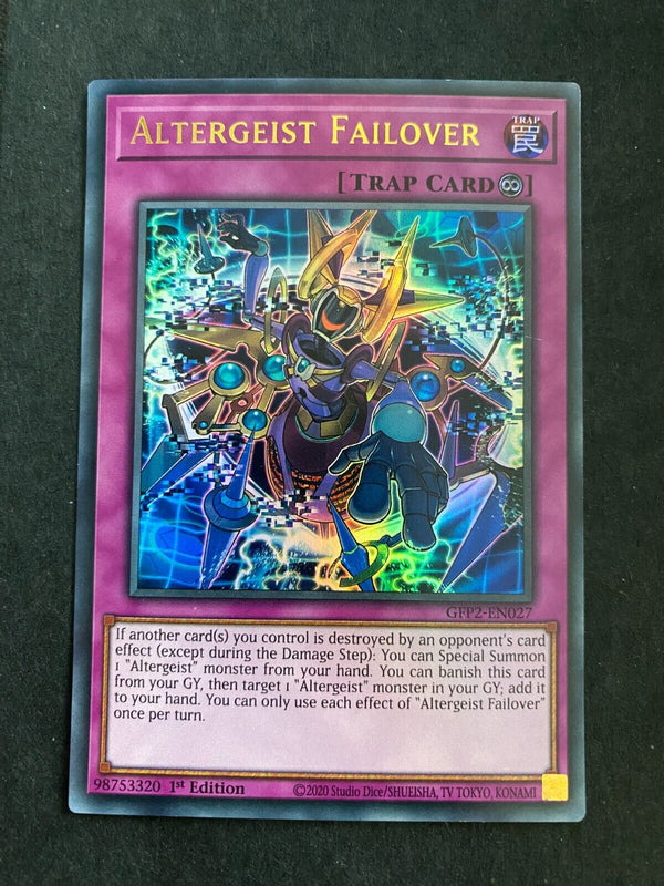 Yugioh Altergeist Failover GFP2-EN027 Ultra Rare 1st Edition NM