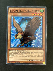 Yugioh Crystal Beast Cobalt Eagle SDCB-EN006 Common 1st Edition NM