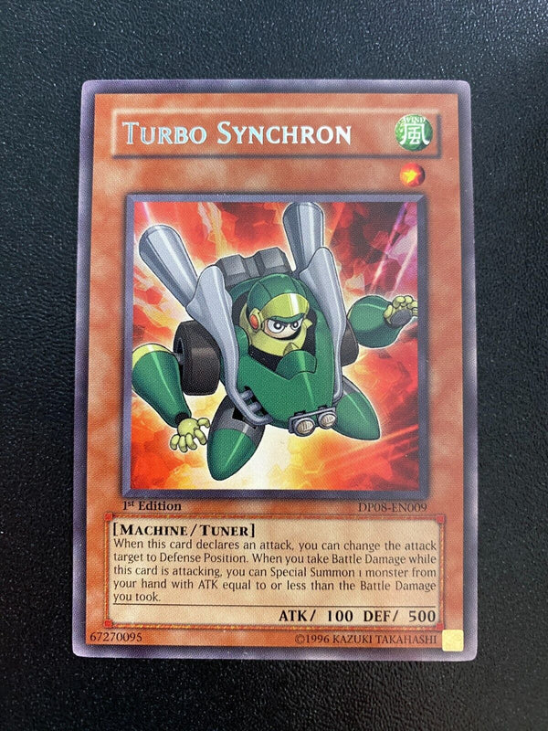 Yugioh Turbo Synchron DP08-EN009 Rare 1st Edition NM